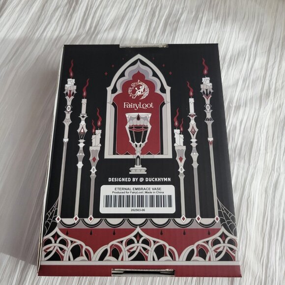 Fairyloot Acrylic Eternal Embrace of the Night Book Vase March 2025 - Picture 2 of 5